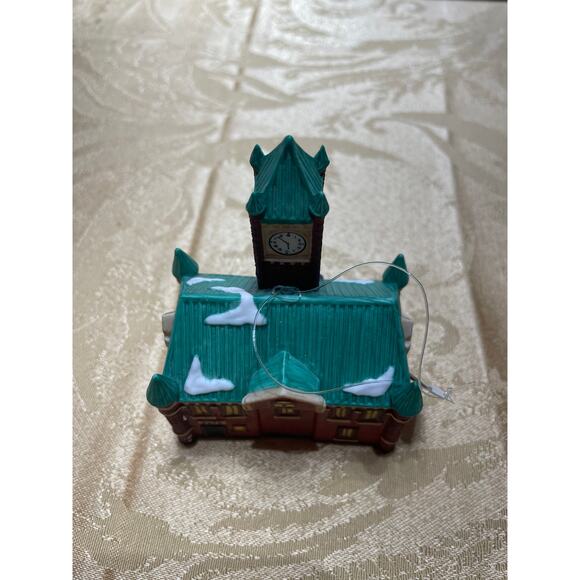 Vtg Department 56 Ornament Christmas in the City Series “City Hall” Retired 1991 - Picture 4 of 11